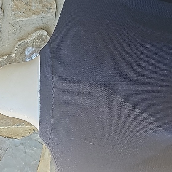 TIBI Bell sleeve symched merino wool sweater in Navy blue size Medium - Picture 8 of 11